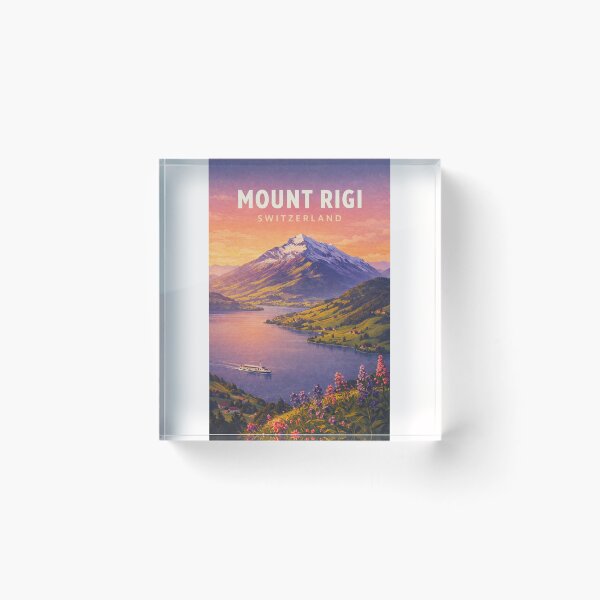 Item preview, Mount Rigi Switzerland Overlooking Lake Lucerne and Swiss Alps designed and sold by Places On Earth.