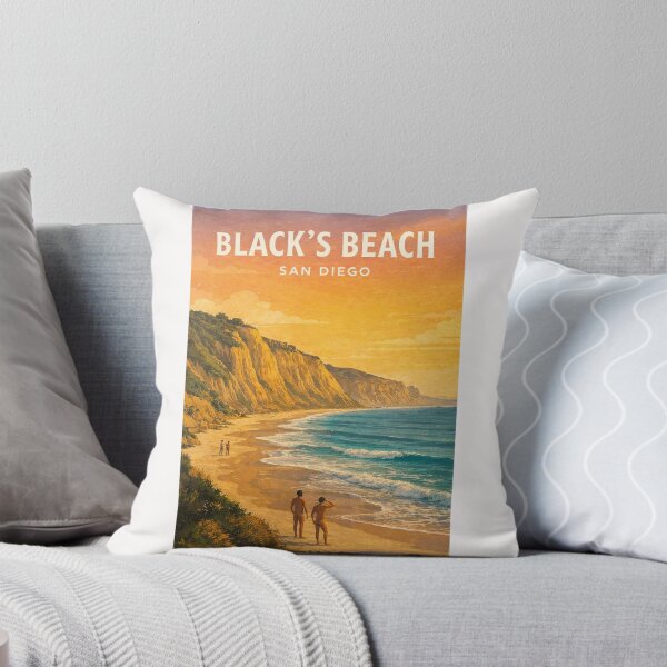 Item preview, Blacks Beach San Diego Coastal Cliffs and Pacific Shoreline designed and sold by Places On Earth.