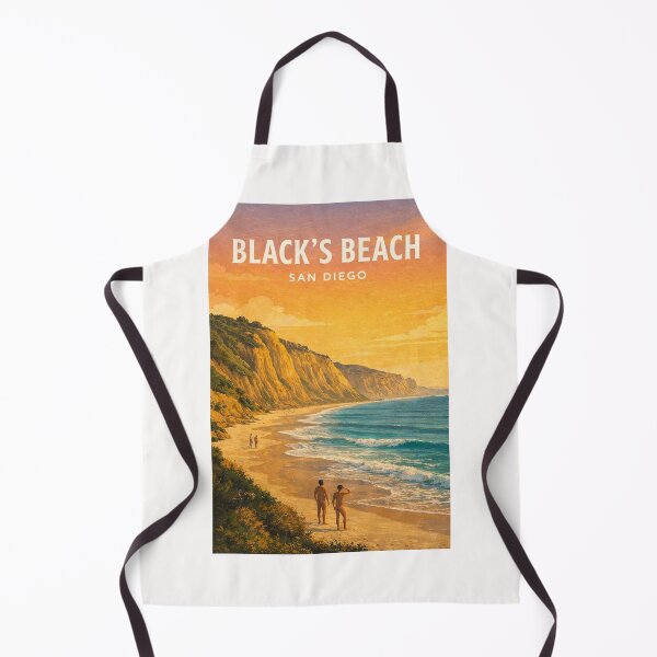 Item preview, Blacks Beach San Diego Coastal Cliffs and Pacific Shoreline designed and sold by Places On Earth.