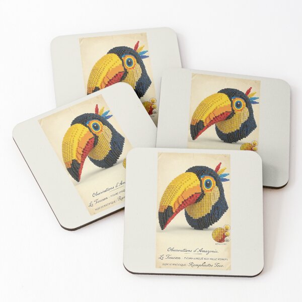 Item preview, Toucan Toco brick portrait designed and sold by PASSION AND FUN WORLD .