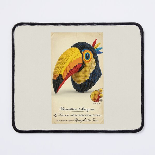 Item preview, Toucan Toco brick portrait designed and sold by PASSION AND FUN WORLD .