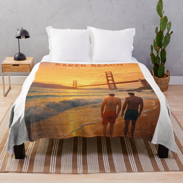 Item preview, Baker Beach San Francisco Golden Gate Bridge Sunset Coast designed and sold by Places On Earth.