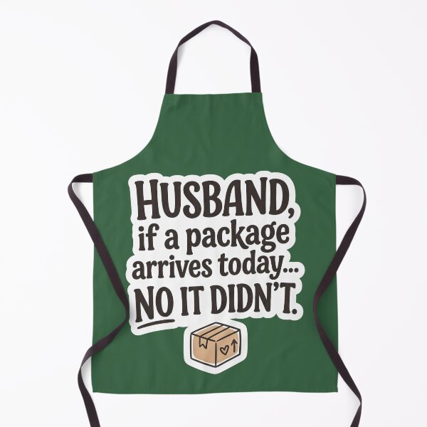 Item preview, Husband If A Package Arrives Today No It Didn't Funny Sticker | Shopping Addict Wife Quote Sticker | Delivery Parcel Marriage Humor Decal | Online Shopping Gift designed and sold by SergioMiklos.