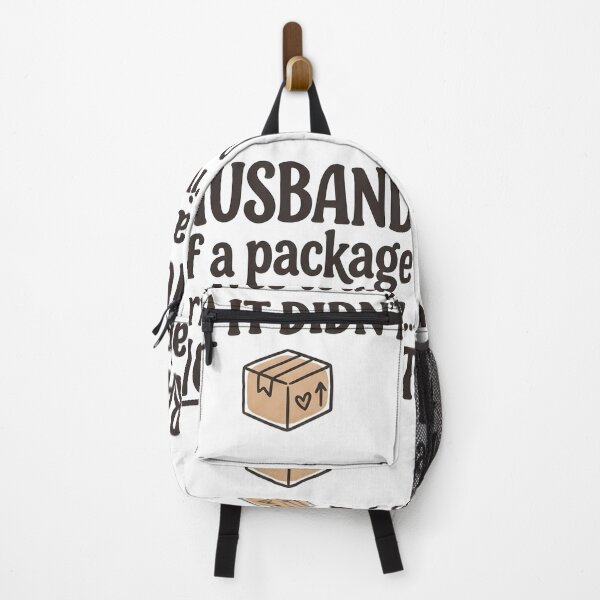 Item preview, Husband If A Package Arrives Today No It Didn't Funny Sticker | Shopping Addict Wife Quote Sticker | Delivery Parcel Marriage Humor Decal | Online Shopping Gift designed and sold by SergioMiklos.