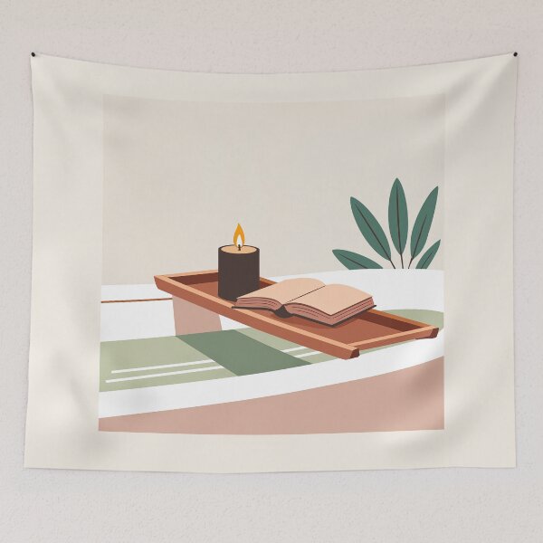 Item preview, Bath Tray Moment Wall Art designed and sold by TrendMorphic.