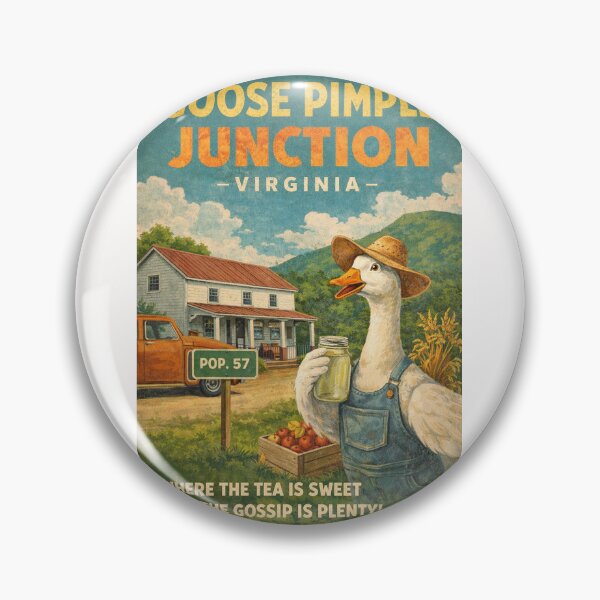 Item preview, Goose Pimple Junction Virginia Rural Countryside Landmark designed and sold by Places On Earth.