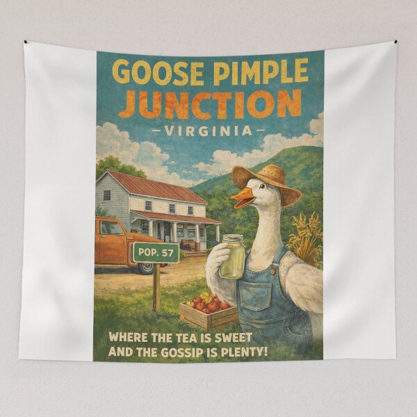Item preview, Goose Pimple Junction Virginia Rural Countryside Landmark designed and sold by Places On Earth.