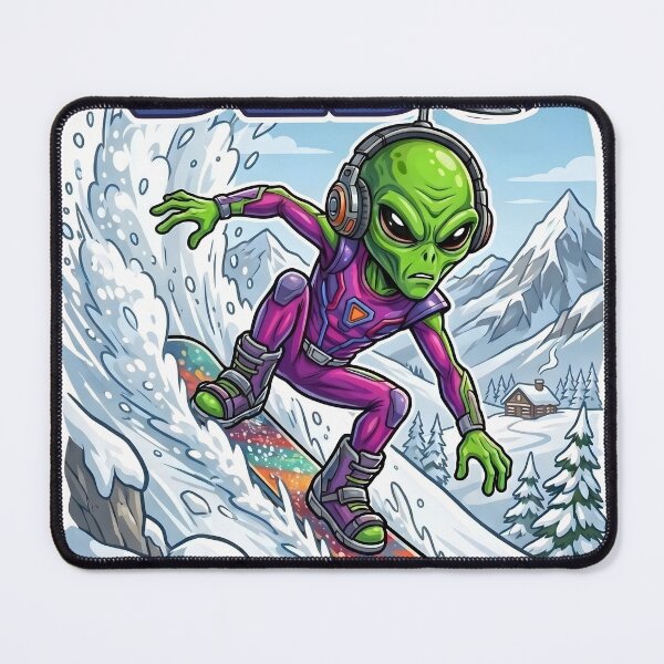 Item preview, DLBG i3 - Alien Snowboarder designed and sold by DLBG-STORE.