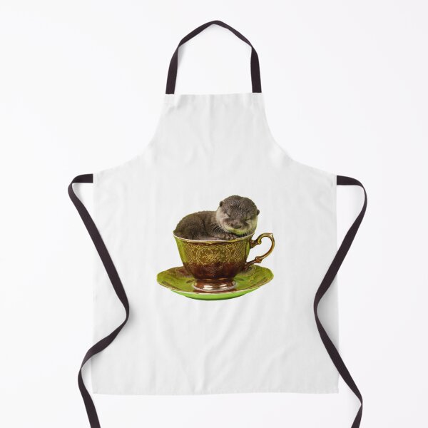 Item preview, Otter teacup teapot saucer cute kawaii adorable baby animals pet birthday christmas designed and sold by CheeseBlueprint.