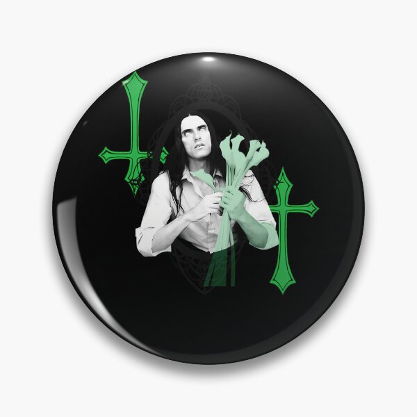 Item preview, Musician Holding Lilies With Inverted Crosses Poster designed and sold by ZIZIS.