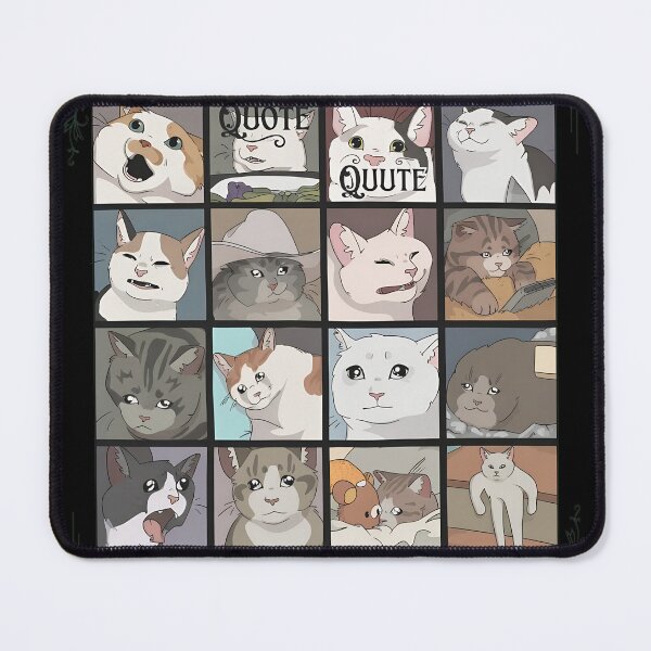 Item preview, Funny 16 Cat Reaction Grid Humor designed and sold by PlanetSerpo.