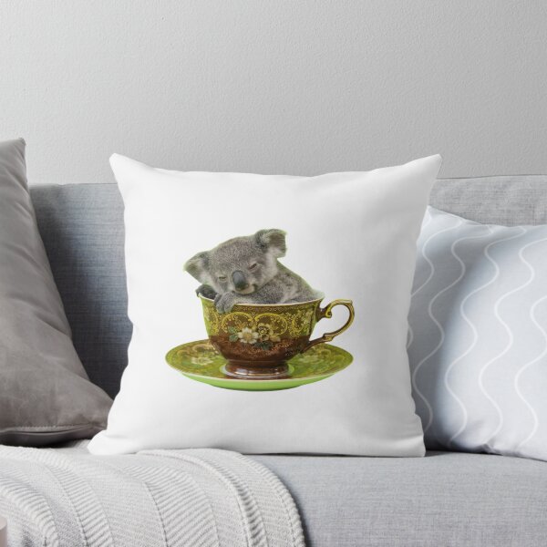 Item preview, Koala teacup teapot saucer cute kawaii adorable baby animals pet birthday christmas designed and sold by CheeseBlueprint.