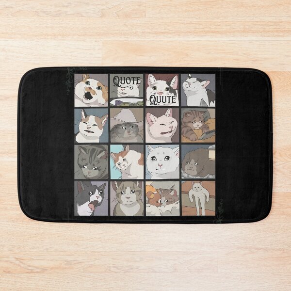 Item preview, Funny 16 Cat Reaction Grid Humor  designed and sold by PlanetSerpo.