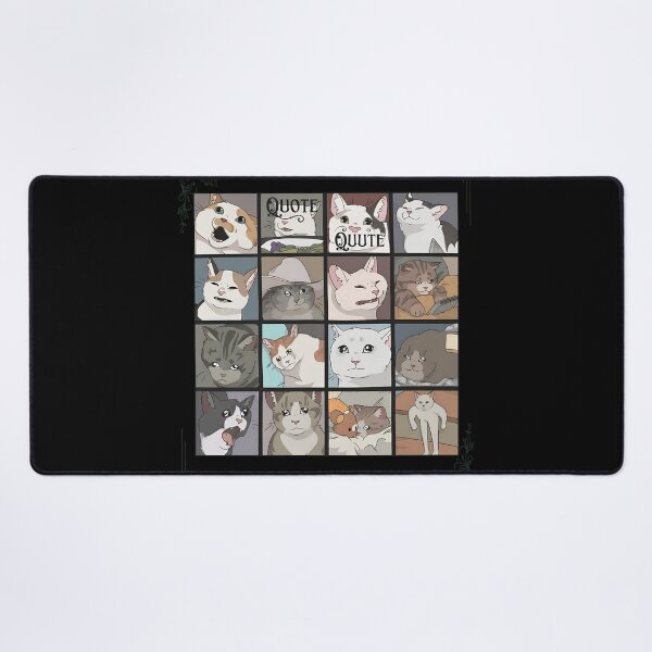 Item preview, Funny 16 Cat Reaction Grid Humor  designed and sold by PlanetSerpo.