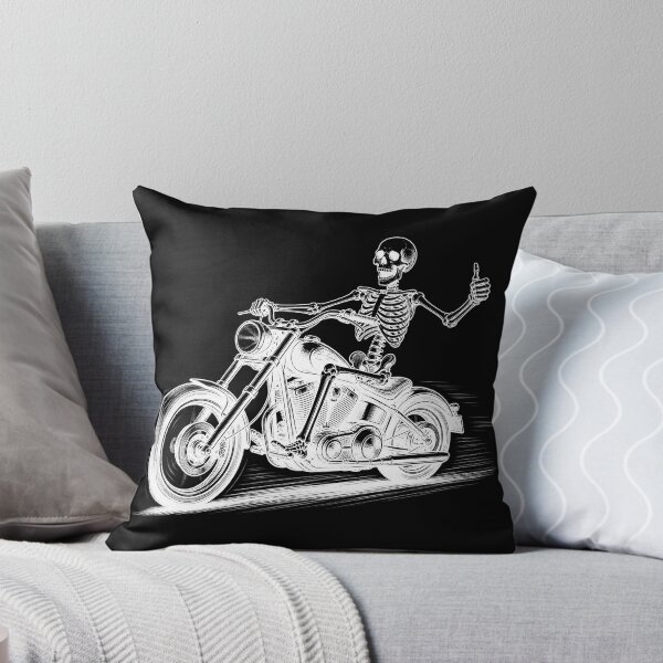 Item preview, Camiseta de Halloween con esqueleto motero | Calavera montando una motocicleta chopper | Motociclista vintage | Regalo espeluznante para moteros designed and sold by emiliacreations.