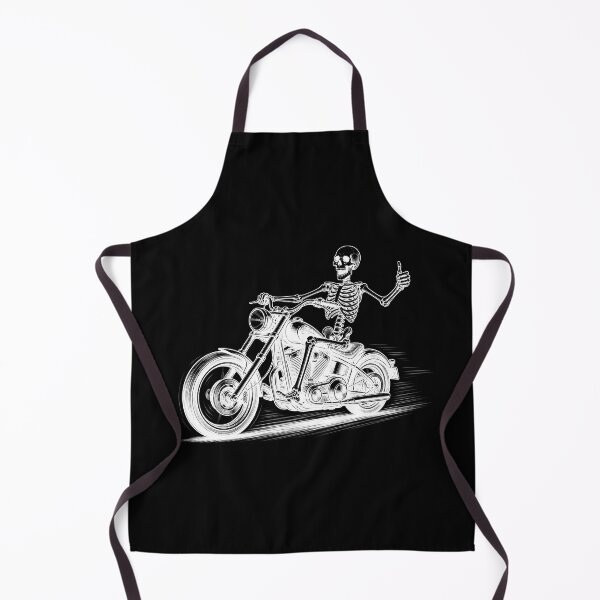 Item preview, Skeleton Biker Halloween T-Shirt | Skull Riding Chopper Motorcycle | Vintage Motorcycle Rider | Spooky Biker Gift designed and sold by emiliacreations.