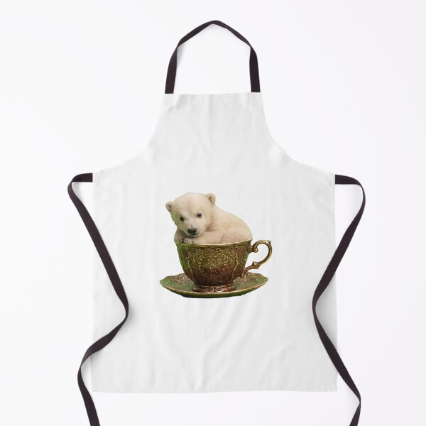 Item preview, Polar bear teacup teapot saucer cute kawaii adorable baby animals pet birthday christmas designed and sold by CheeseBlueprint.