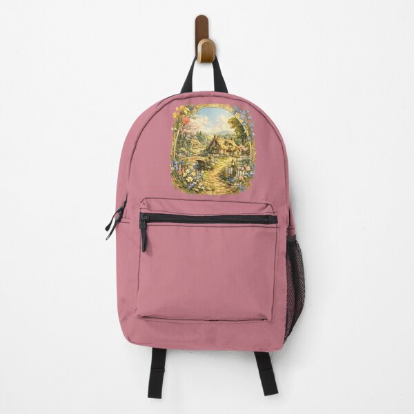 Item preview, Art Nouveau Cottage Illustration – Vintage Mucha Style Wildflower Design designed and sold by MagicMakerPh.
