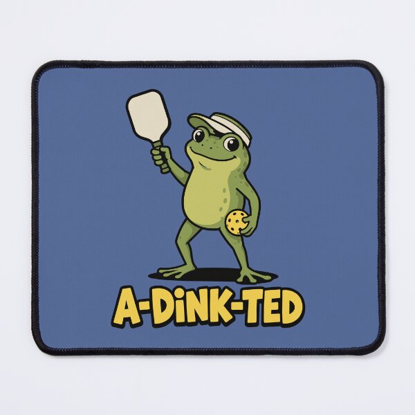 Item preview, A-DINK-TED Funny Pickleball Frog Dink Sports Lover Gift designed and sold by w1ckerman.