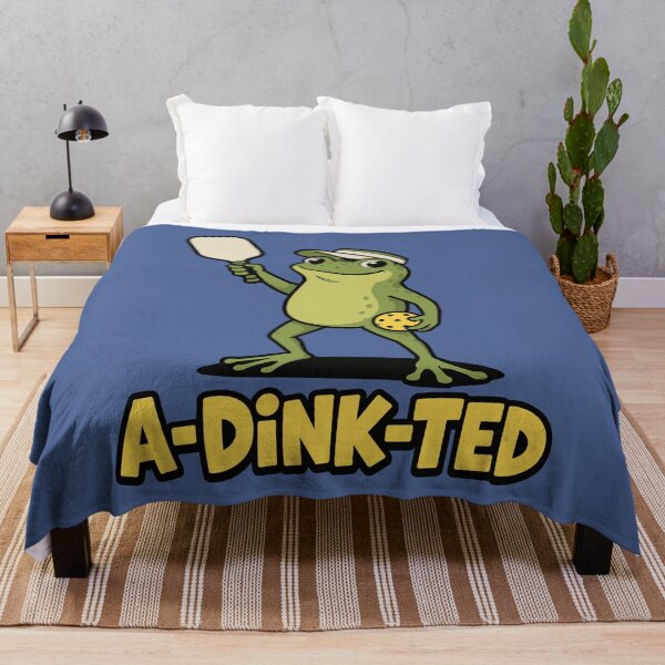 Item preview, A-DINK-TED Funny Pickleball Frog Dink Sports Lover Gift designed and sold by w1ckerman.