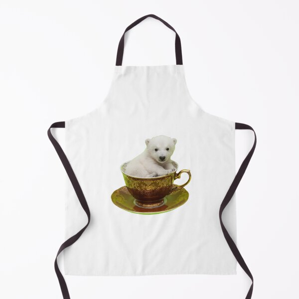 Item preview, Polar bear teacup teapot saucer cute kawaii adorable baby animals pet birthday christmas designed and sold by CheeseBlueprint.