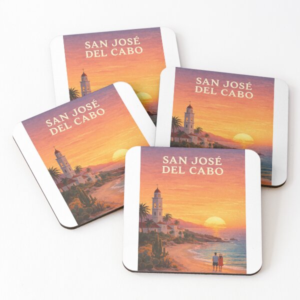 Item preview, San José del Cabo Baja California Sur Pacific Coast Sunset and Mission Church designed and sold by Aryabek.