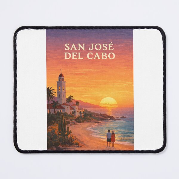 Item preview, San José del Cabo Baja California Sur Pacific Coast Sunset and Mission Church designed and sold by Aryabek.