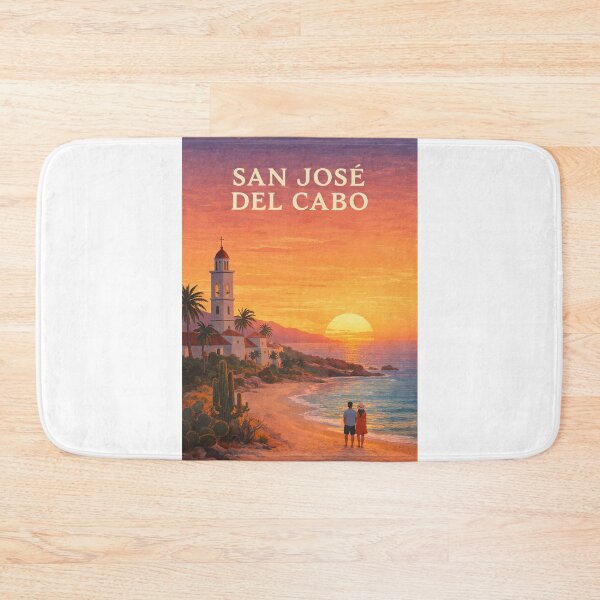 Item preview, San José del Cabo Baja California Sur Pacific Coast Sunset and Mission Church designed and sold by Aryabek.