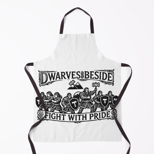 Item preview, Dwarves Beside, Fight With Pride – Fantasy Dwarf Warrior Clan designed and sold by DontYouBabe.