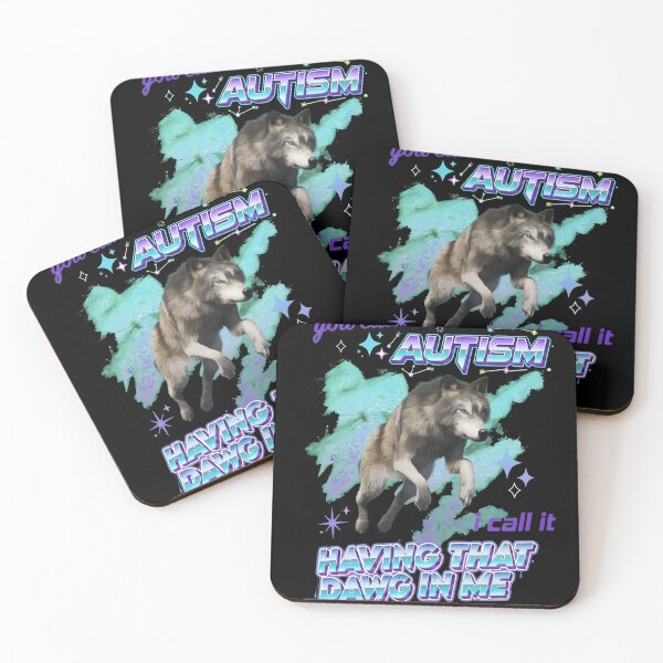 Item preview, Wolf Autism Dawg Pride Retro Awareness designed and sold by Matastuffmerch.
