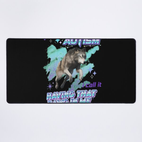 Item preview, Wolf Autism Dawg Pride Retro Awareness designed and sold by Matastuffmerch.