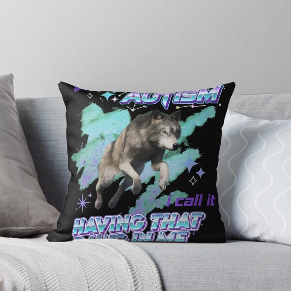 Item preview, Wolf Autism Dawg Pride Retro Awareness designed and sold by Matastuffmerch.