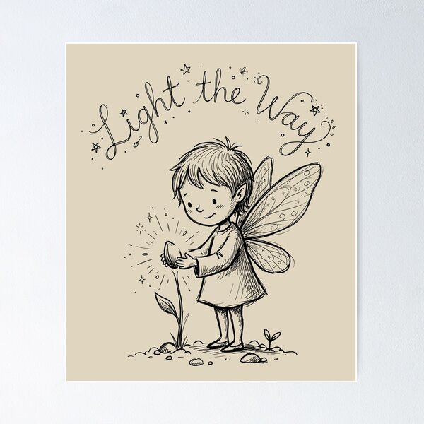 Item preview, Glow Path - Cute Forest Sprite designed and sold by bapupa.