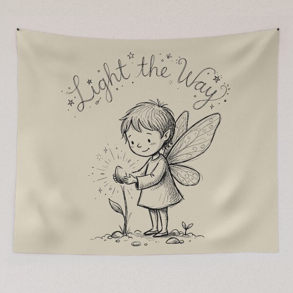 Item preview, Glow Path - Cute Forest Sprite designed and sold by bapupa.
