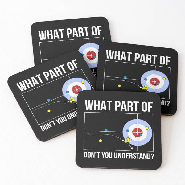 Item preview, Curling Funny designed and sold by goombi-creative.