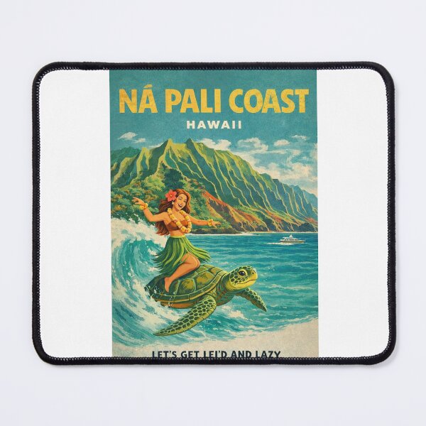 Item preview, Nā Pali Coast Kauai Hawaii Emerald Cliffs and Pacific Shore designed and sold by Aryabek.