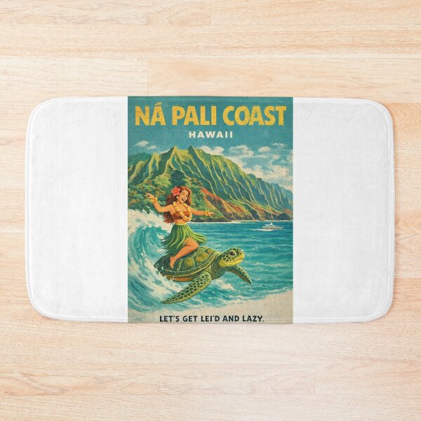 Item preview, Nā Pali Coast Kauai Hawaii Emerald Cliffs and Pacific Shore designed and sold by Aryabek.
