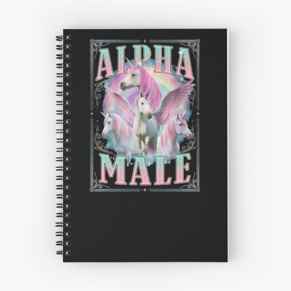 Item preview, Alpha Male Unicorn Rainbow Fantasy Design designed and sold by Matastuffmerch.