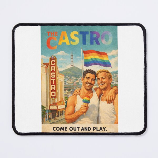 Item preview, The Castro San Francisco California Rainbow Pride Landmark District designed and sold by Aryabek.