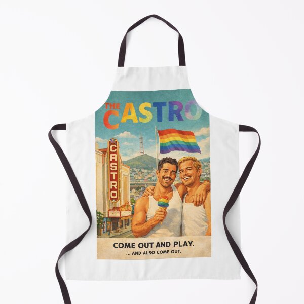 Item preview, The Castro San Francisco California Rainbow Pride Landmark District designed and sold by Aryabek.