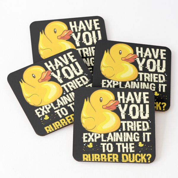 Item preview, Explaining It To The Rubber Duck Debugging designed and sold by Matastuffmerch.