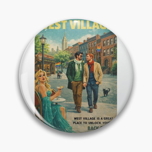 Item preview, West Village Manhattan New York City Historic Gay Greenwich Streets designed and sold by Aryabek.