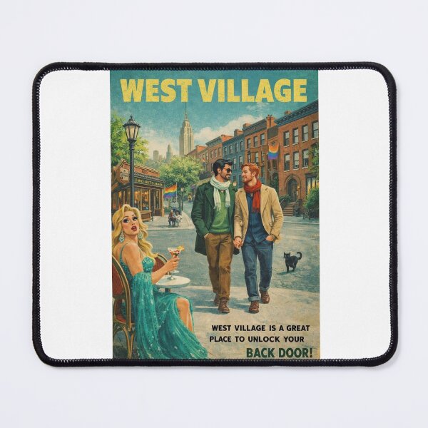 Item preview, West Village Manhattan New York City Historic Gay Greenwich Streets designed and sold by Aryabek.