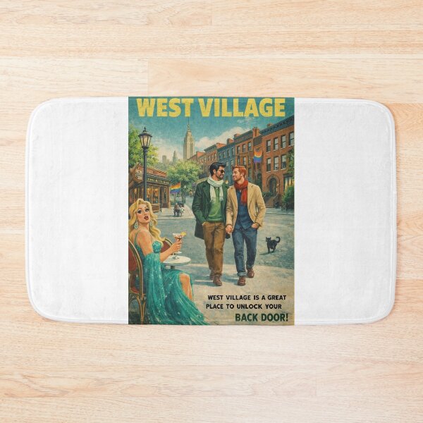 Item preview, West Village Manhattan New York City Historic Gay Greenwich Streets designed and sold by Aryabek.