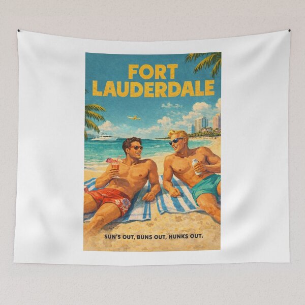 Item preview, Fort Lauderdale Florida Atlantic Coast Beachfront Skyline Escape designed and sold by Aryabek.