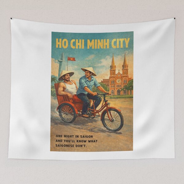 Item preview, Ho Chi Minh City Saigon Vietnam Gay Notre Dame Cathedral and Landmark 81 designed and sold by Aryabek.