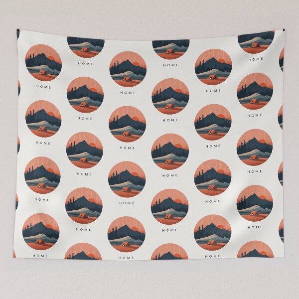 Item preview, Home – Minimalist City Skyline Circle Art designed and sold by NeededTees.