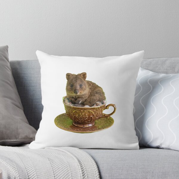 Item preview, Quokka teacup teapot saucer cute kawaii adorable baby animals pet birthday christmas designed and sold by CheeseBlueprint.