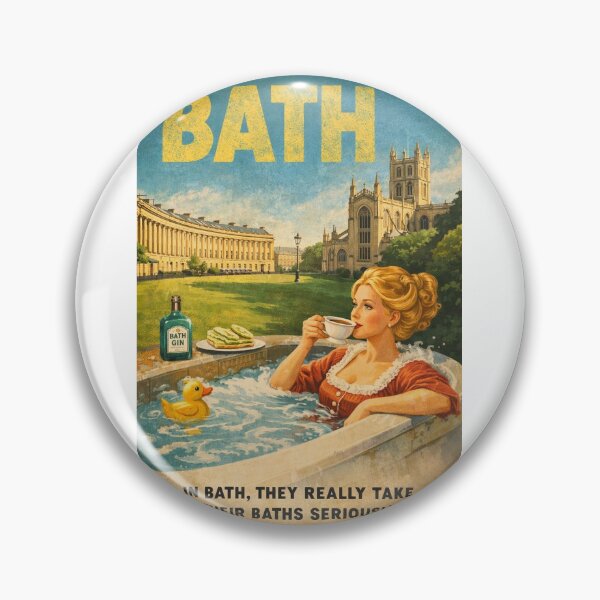 Item preview, Bath England Roman Baths Royal Crescent and Bath Abbey Heritage City designed and sold by Aryabek.