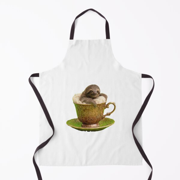 Item preview, Sloth teacup teapot saucer cute kawaii adorable baby animals pet birthday christmas designed and sold by CheeseBlueprint.